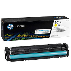 Cartouche N°201A toner jaune 1400 pages pour HP Color Laserjet Pro M 252