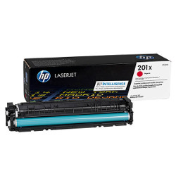 Cartouche N°201X toner magenta HC 2300 pages pour HP Color Laserjet M 277