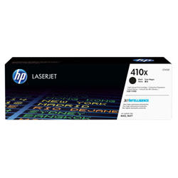 Cartouche N°410X toner noir HC 6500 pages pour HP Color Laserjet Pro M 452