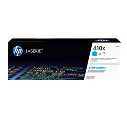 Cartouche N°410X toner cyan HC 5000 pages pour HP Color Laserjet Pro M 477