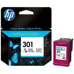 Cartouche N°301 3 couleurs 165 pages 3ml pour HP Officejet 2620