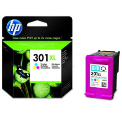 Cartouche N°301XL 3 couleurs 330 pages 6ml pour HP Officejet 5740