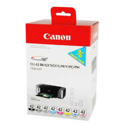 Pack of 8 cartridges N°42 8x13ml réf 6384B010 for CANON Pixma Pro 100 S