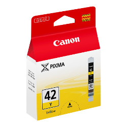 Cartouche N°42 jet d'encre jaune 13ml réf 6387B001 pour CANON Pixma Pro 100 S