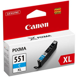 Cartouche N°551XL 11 ml cyan 6444B001 pour CANON MX 920