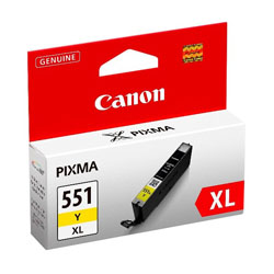 Cartouche N°551XL 11 ml jaune 6446B pour CANON Pixma MG 6650