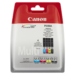 Pack N°551 cmybk 6509B pour CANON iP 7250
