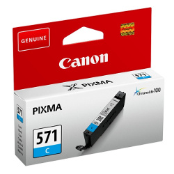 Cartridge N°571 inkjet cyan 7ml for CANON Pixma MG 7750