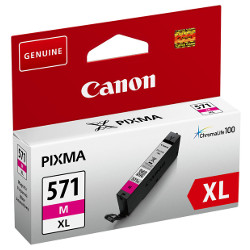 Cartouche N°571XL jet d'encre magenta 11ml pour CANON Pixma TS 5053