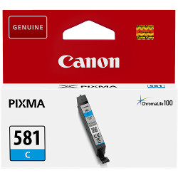 Cartouche N°581 cyan 5.6ml réf 2103C001 pour CANON Pixma TS 705