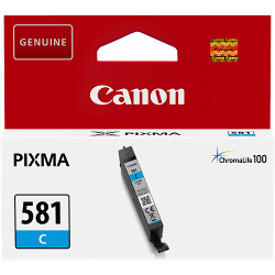 Cartouche N°581 cyan 5.6ml réf 2103C001 pour CANON Pixma TS 9550