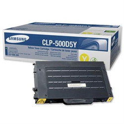 Yellow toner 5000 pages for SAMSUNG CLP 550