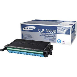 Cartouche toner cyan 5000 pages + tambour ST885A pour SAMSUNG CLP 610