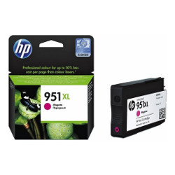 Cartouche N°951XL jet d'encre magenta 1500 pages pour HP Officejet Pro 8620