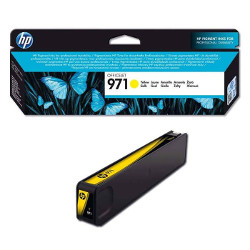 Cartouche N°971 jet d'encre jaune 2200 pages  pour HP Officejet Pro X 576