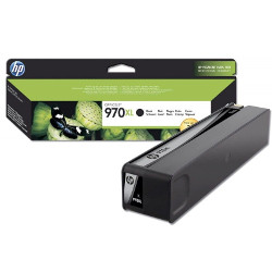 Cartouche N°970XL jet d'encre noir 9200 pages  pour HP Officejet Pro X 551