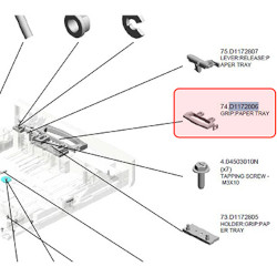 Poignee pour bac a papier for RICOH Aficio MP C306