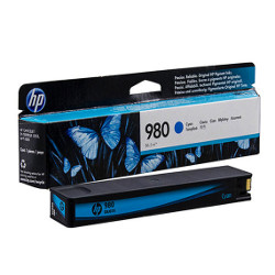 Cartouche N°980 jet d'encre cyan 6600 pages  pour HP Officejet Color X 585