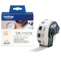 1200 etiquettes rondes 12mm for BROTHER QL 1060