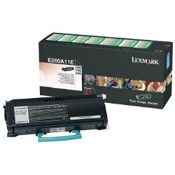 Cartouche toner 3500 pages pour LEXMARK E 260