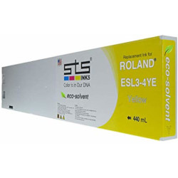 Encre jaune HC eco solvant 440ml pour ROLAND XJ 640