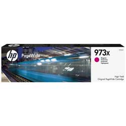 Cartouche N°973X encre magenta HC 7000 pages pour HP PageWide Managed P55250