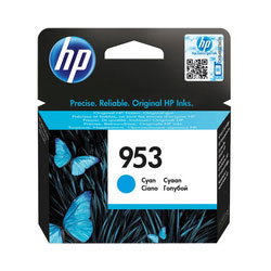 Cartouche N°953 cyan pigmenté 700 pages pour HP Officejet Pro 8200