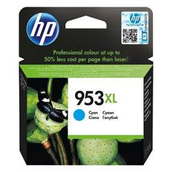 Cartouche N°953XL cyan pigmenté 1600 pages pour HP Officejet Pro 8719