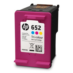 Cartouche N°652 couleurs 200 pages pour HP Deskjet Ink Adv 3636