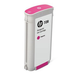 Cartridge N°728 ink magenta 130ml for HP Designjet T 830