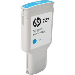 Cartouche N°727 d'encre cyan 300ml pour HP Designjet T 930