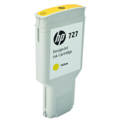 Cartouche N°727 d'encre jaune 300ml pour HP Designjet T 930