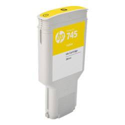 Cartouche N°745 jaune HC 300ml pour HP Designjet Z 5600