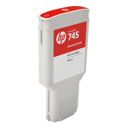 Cartridge N°745 red HC 300ml for HP Designjet Z 2600