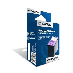 Cartridge inkjet 3 cl 1000 pages 21ml 906115314311 for SAGEM MF 3080