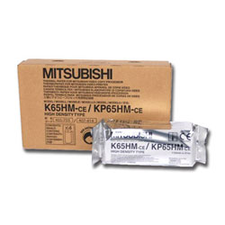 Roller de papier thermique x4 110mmx21m for MITSUBISHI P 60