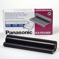 Pack of 2 ribbons thermal transfer 2x336 pages for PANASONIC KX F 1110