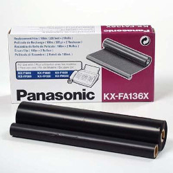 Pack of 2 ribbons thermal transfer 2x336 pages for PANASONIC KX F 1015