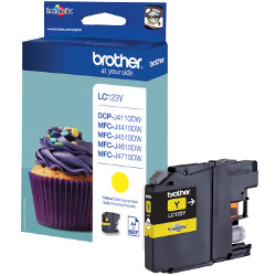 Cartridge inkjet yellow 600 pages for BROTHER DCP J132