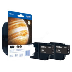 Pack of 2 inks black 2x600 pages for BROTHER MFC J430W