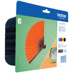 Pack 4 couleur XL BK 2400 pages cmy 1200 pages pour BROTHER MFC J6520