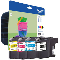 Pack 4 couleurs BK CMY 4x 260 pages pour BROTHER DCP J562