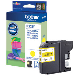 Cartridge inkjet yellow 260 pages for BROTHER DCP J562