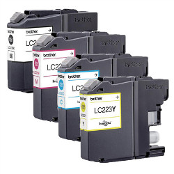 Pack 4 colors Bk CMY 4 x 550 pages for BROTHER MFC J5625