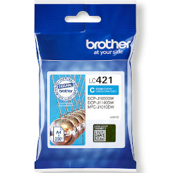 Ink cartridge cyan 200 pages for BROTHER MFC J1010