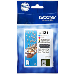 Pack 4 colors BK CMY 4x 200 pages for BROTHER MFC J1010