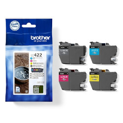 Pack 4 colors BK CMY 3x 550 pages for BROTHER MFC J5740