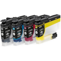 Pack 4 colors BK, CMY 4x 750 pages mini19 for BROTHER DCP J1200