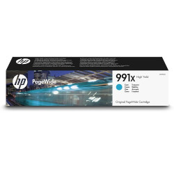 Cartouche N°991X encre cyan 16.000 pages pour HP PageWide PRO 750