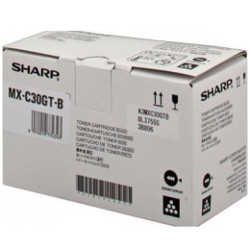 Black toner cartridge 6000 pages for SHARP MX C301